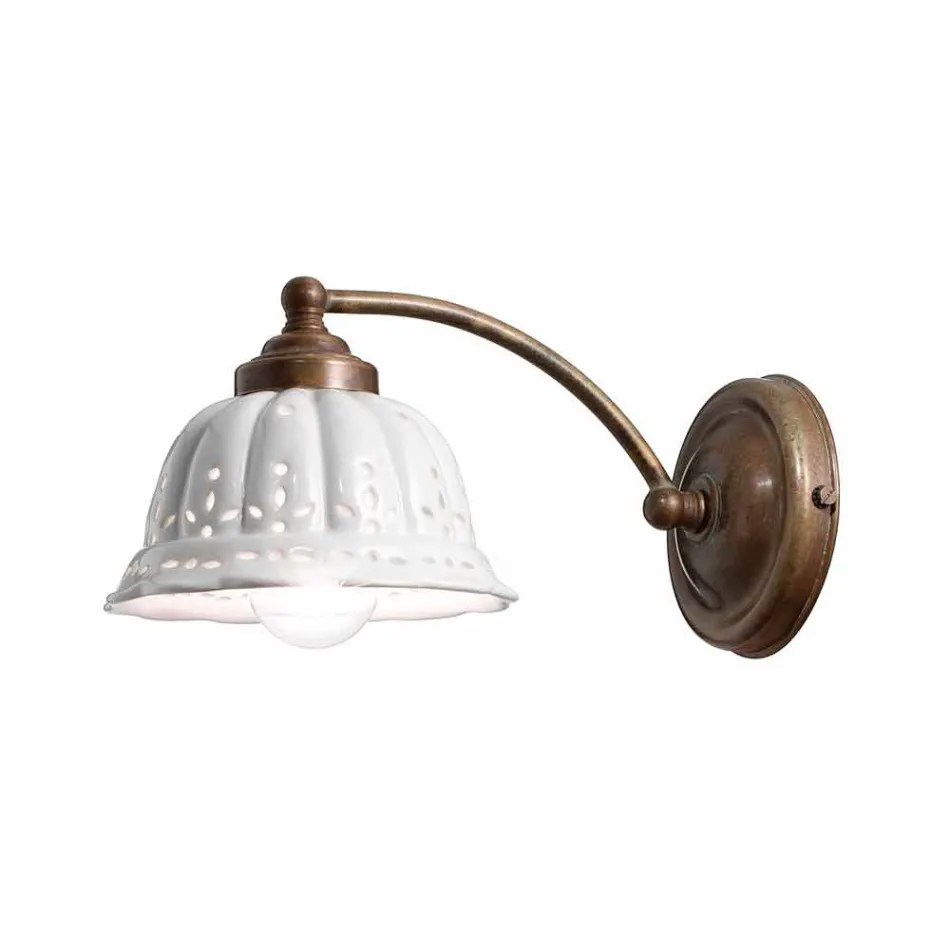 Muur Jugendstilontwerp keramische Anita Il Fanale Viadurini