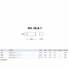 Ceramische muur witte tegel Glamour Aldo Bernardi Viadurini