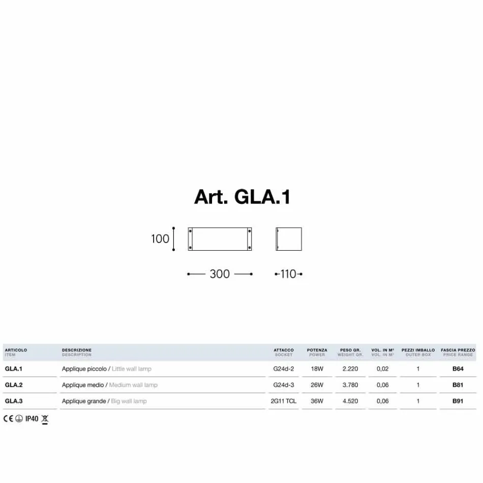Ceramische muur witte tegel Glamour Aldo Bernardi Viadurini