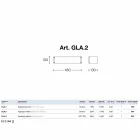 Ceramische muur witte tegel Glamour Aldo Bernardi Viadurini