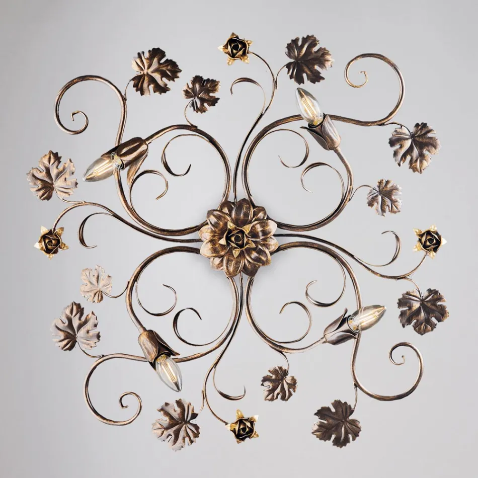 Chromen metalen LED-wandlamp voor elegante en functionele verlichting – Fiore Viadurini