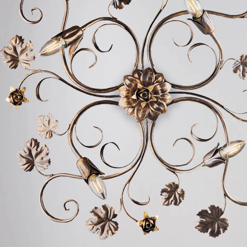 Chromen metalen LED-wandlamp voor elegante en functionele verlichting – Fiore Viadurini