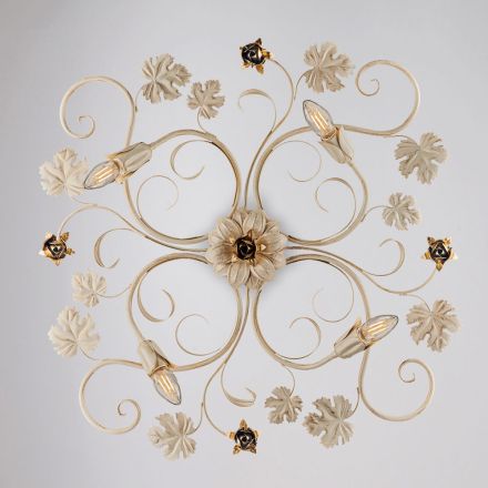 Chromen metalen LED-wandlamp voor elegante en functionele verlichting – Fiore Viadurini