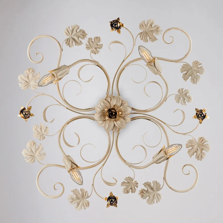 Chromen metalen LED-wandlamp voor elegante en functionele verlichting – Fiore Viadurini