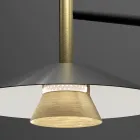 Metalen wandlampen in verschillende afwerkingen, gemaakt in Italië - Mira Viadurini