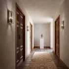 Wandlamp in messing en glas met 2 lampen handgemaakt ontwerp - gebonden door Il Fanale Viadurini