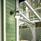 Wand messing en wit Loggia geblazen glas Viadurini