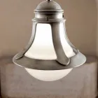 Wand messing en wit Loggia geblazen glas Viadurini