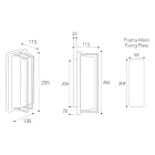 Vintage messing wandlamp, E27 fitting, en sfeervol licht, gemaakt in Italië - Kristal Viadurini