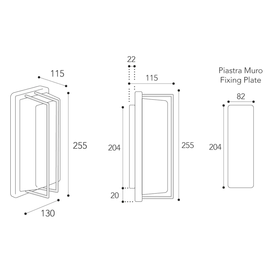 Vintage messing wandlamp, E27 fitting, en sfeervol licht, gemaakt in Italië - Kristal Viadurini