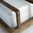 Vintage messing wandlamp, E27 fitting, en sfeervol licht, gemaakt in Italië - Kristal Viadurini