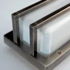 Vintage messing wandlamp, E27 fitting, en sfeervol licht, gemaakt in Italië - Kristal Viadurini