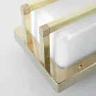 Vintage messing wandlamp, E27 fitting, en sfeervol licht, gemaakt in Italië - Kristal Viadurini