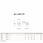 Applique La Traviata koper, glas en antieke koperen Viadurini