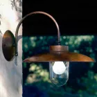 Applique La Traviata koper, glas en antieke koperen Viadurini