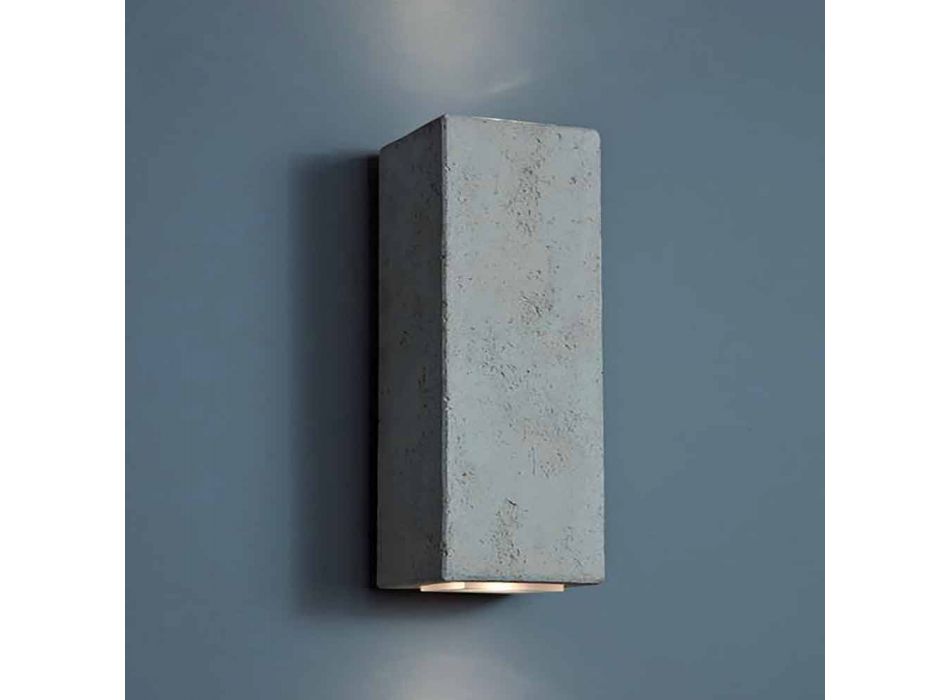 Led-wandlamp Smith - Toscot in design H 24 cm in aardewerk Viadurini