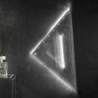 Led wandlamp in transparant acryl kristal Team Design - Mezure Viadurini