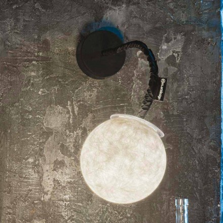 Hedendaagse wandlamp In-es.artdesign Micro Luna Applique in nebulite Viadurini