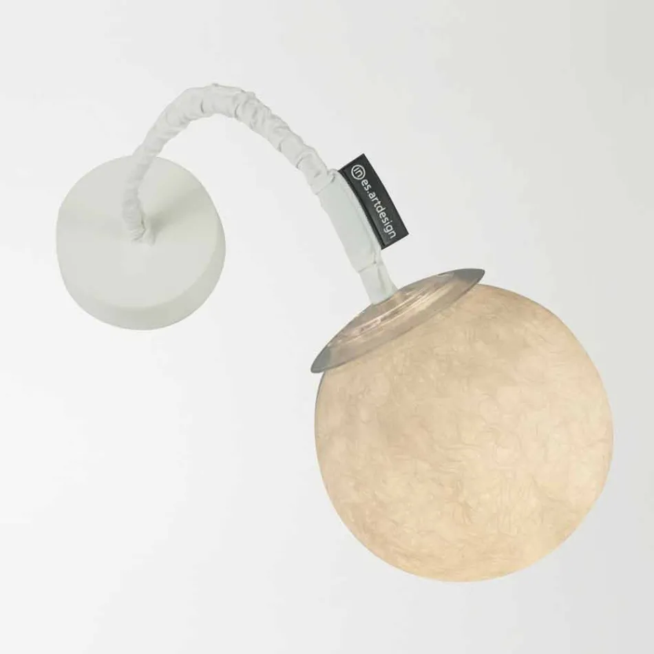 Hedendaagse wandlamp In-es.artdesign Micro Luna Applique in nebulite Viadurini