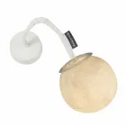 Hedendaagse wandlamp In-es.artdesign Micro Luna Applique in nebulite Viadurini