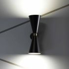 Moderne wandlamp met matzwarte metalen structuur Made in Italy - Zaira Viadurini