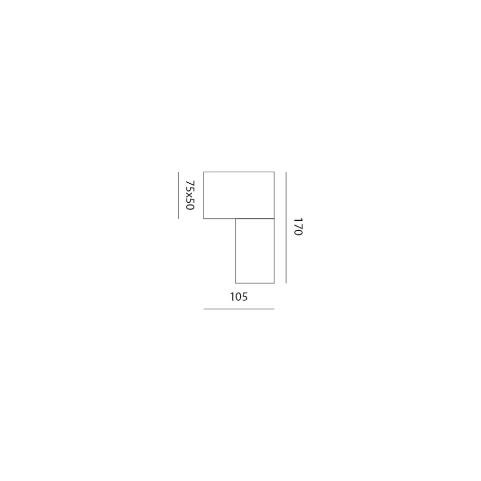 Moderne wandlamp van keramiek en geborsteld koper Made in Italy - Toscot Match Viadurini