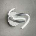 Moderne wandlamp in zilver metaal, minimalistisch design Led Wall - Lumino