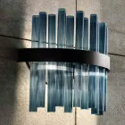 Moderne Italiaanse luxe handgemaakte geblazen glazen wandlamp - Maesta Viadurini