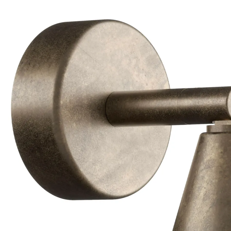 Buitenwandlamp in ijzer en glas Made in Italy - Cloudy Viadurini