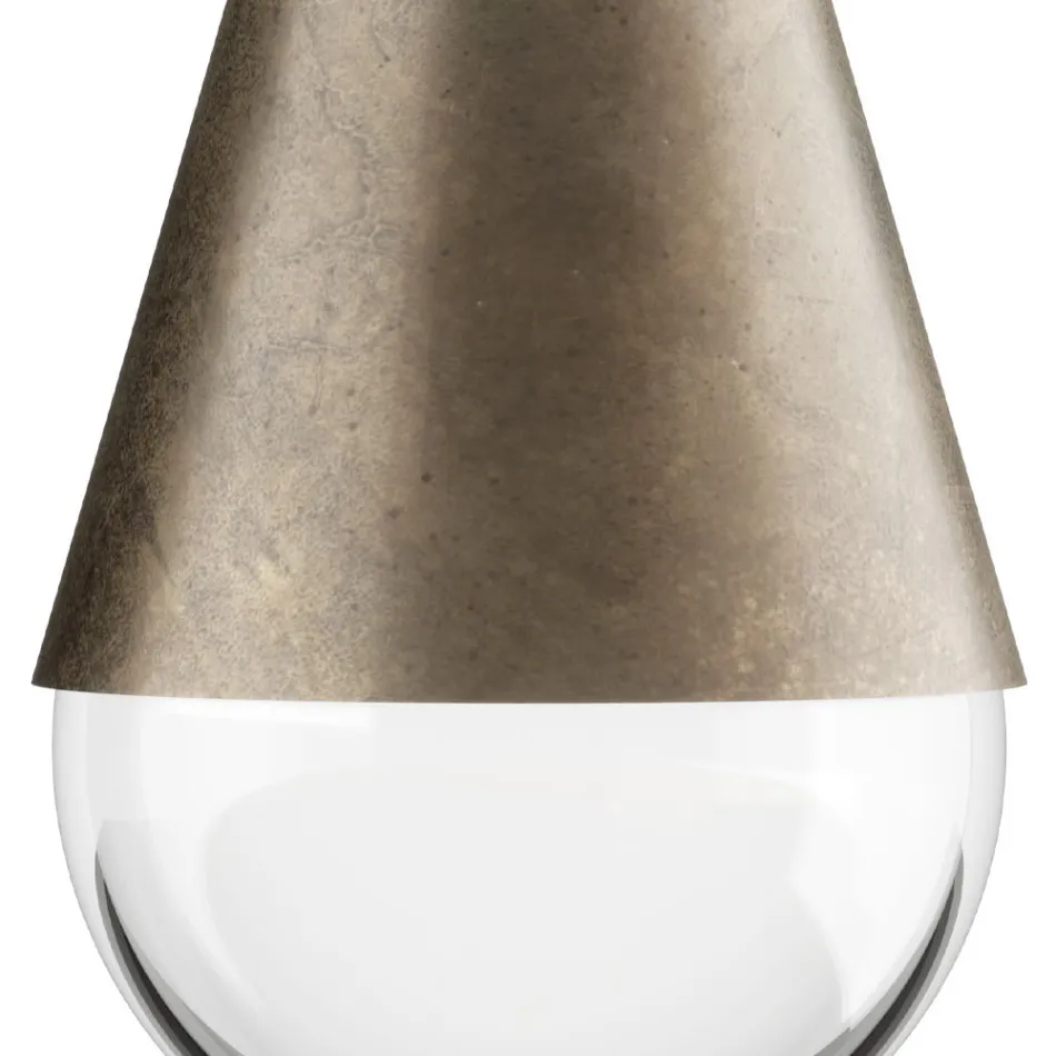 Buitenwandlamp in ijzer en glas Made in Italy - Cloudy Viadurini