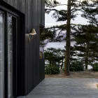 Buitenwandlamp in messing en koper Made in Italy - Sword Viadurini