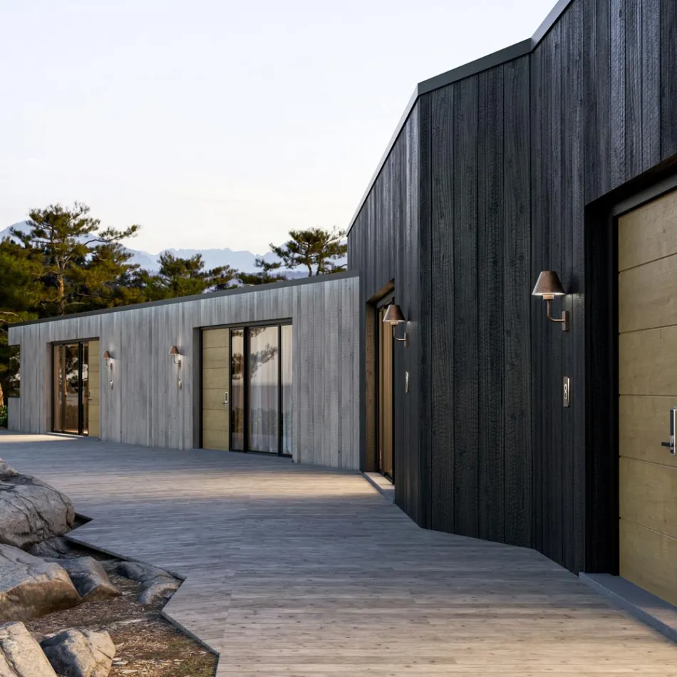 Buitenwandlamp in messing en koper Made in Italy - Sword Viadurini