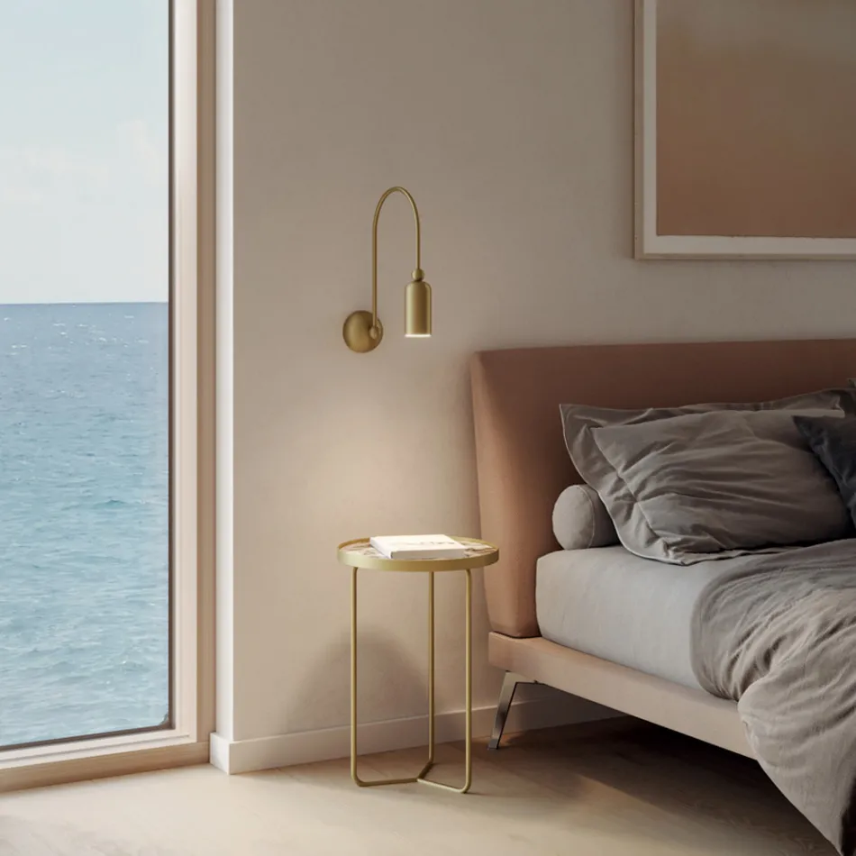 Inteno wandlamp in verschillende afwerkingen Made in Italy - Lady Viadurini