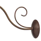 Wandapplique in messing, koper en glas in Italië - Chiocciola Viadurini