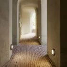 Ronde koperen wandkandelaar met optioneel detail - Boot Viadurini