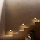 Ronde koperen wandkandelaar met optioneel detail - Boot Viadurini