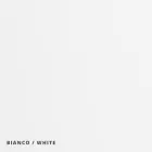 Wand- of plafondlamp van aluminium, metaal en wit glas - Luma Viadurini