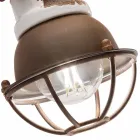 Muur verstelbare keramische en metalen spotlight Kendra Ferroluce Viadurini