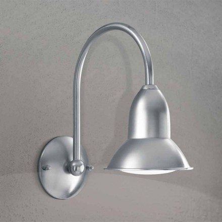 Applique voor buiten nichel Jasmine afwerking messing Viadurini