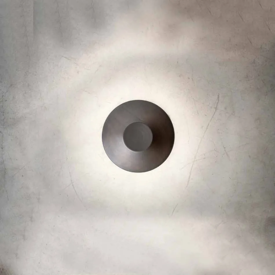 Wandlamp voor moderne buitenkant in koper Made in Italy - Pasdedeux Aldo Bernardi Viadurini