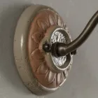 Ronde ambachtelijke tuinapplique in Galestro Made in Italy - Toscot Spoleto Viadurini