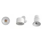 Ronde decoratieve wandlamp geleid 7W in wit of zwart aluminium - China Viadurini