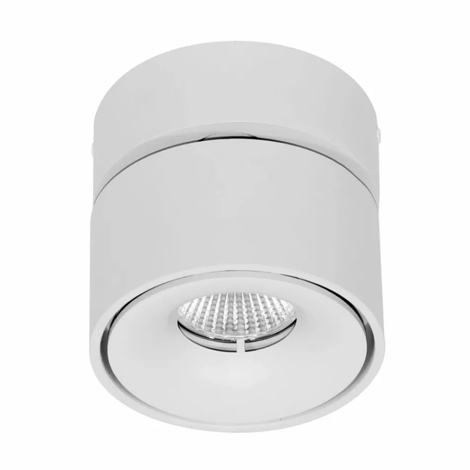 Ronde decoratieve wandlamp geleid 7W in wit of zwart aluminium - China Viadurini