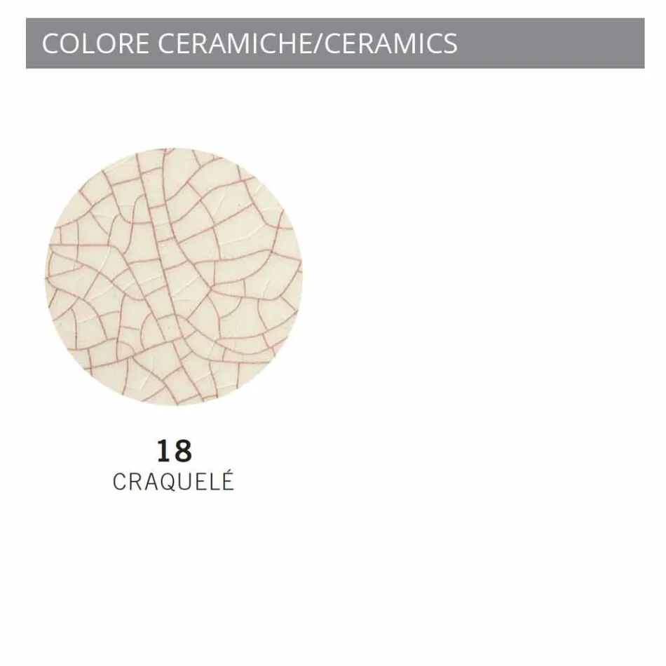 Applique industriële stijl metaal en keramiek Ferroluce Viadurini