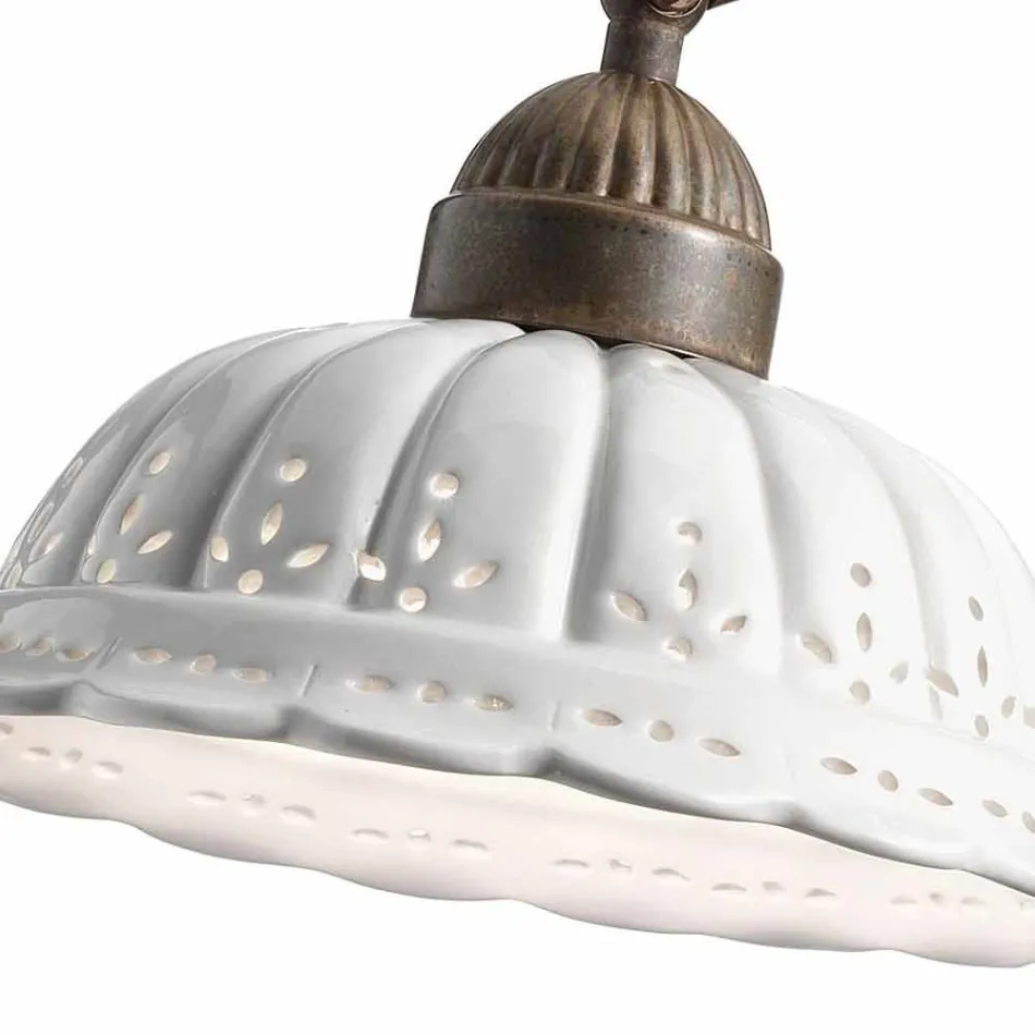 Kunst aan de muur nouveau in Bassano Anita keramische Il Fanale Viadurini