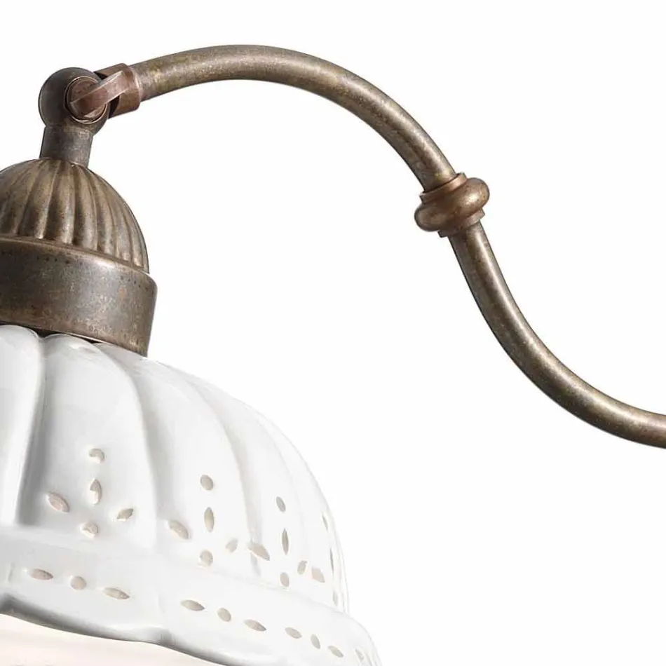 Kunst aan de muur nouveau in Bassano Anita keramische Il Fanale Viadurini