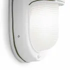 Verticale buitenwandlamp van keramiek met de hand beschilderde bloemen - Brindisi Viadurini