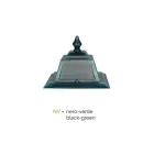 Vintage buitenwandlamp van aluminium en glas gemaakt in Italië - Doroty Viadurini