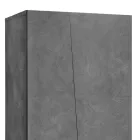 2-deurs kledingkast in duurzaam wit of leisteen melamine hout - Joris Viadurini