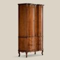 Klassieke houten kledingkast met 2 deuren en 3 lades Made in Italy - Luxe